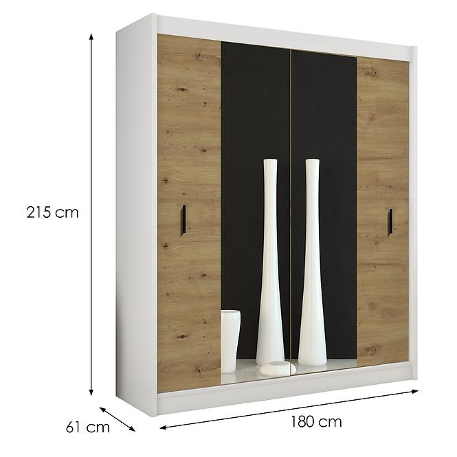 Schrank ART 180 Weiß/Artisan