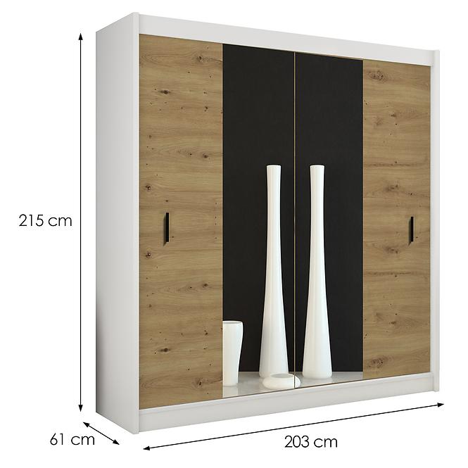 Schrank ART 203 Weiß/Artisan