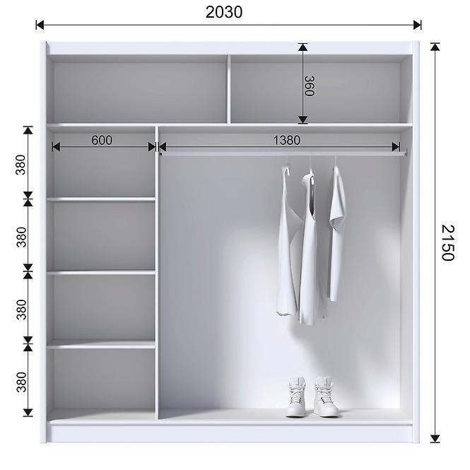 Schrank Craft 203 Eiche Craft