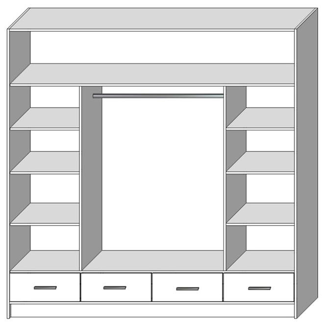 Schrank Sophie 200 Sonoma