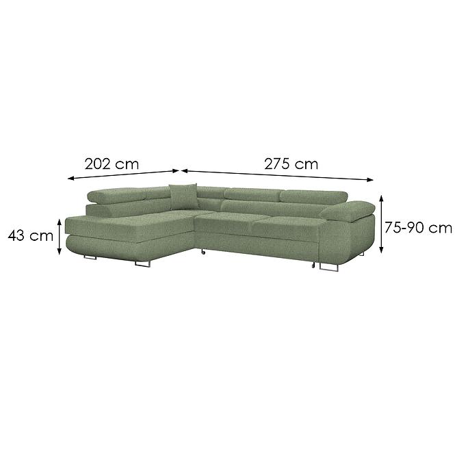 Ecksofa Lido Neve 34 links 