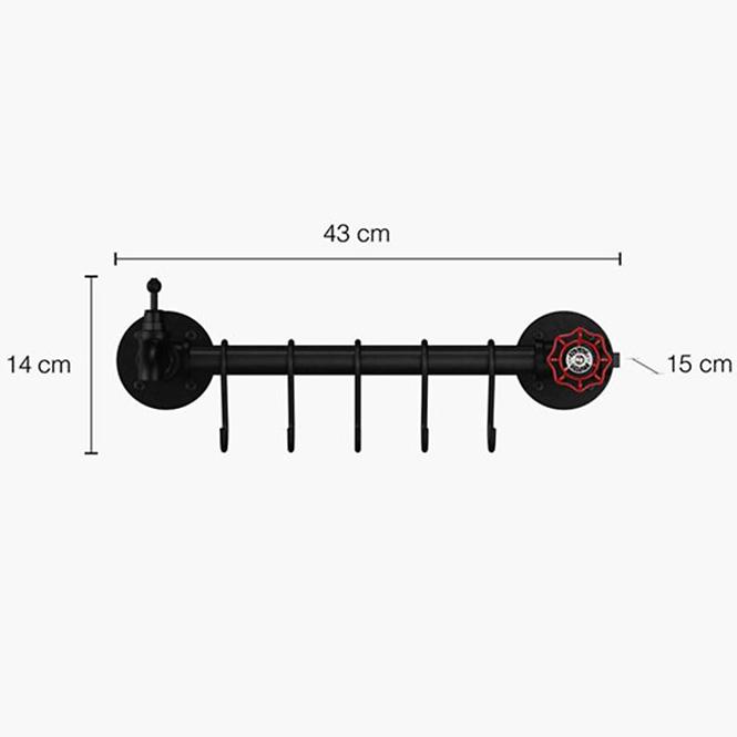 Küchenleiste mit Haken Rusticline