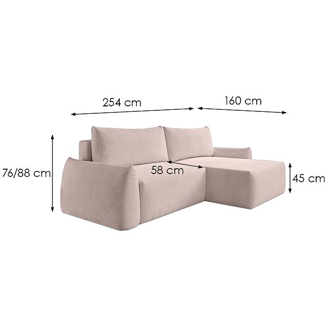 Ecksofa Fede Lincoln 61