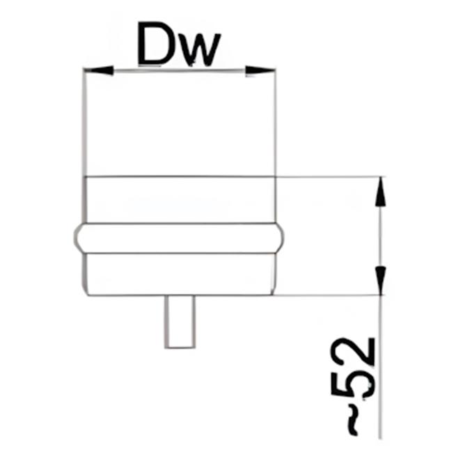 Stopfen mit Kondensationsloch MS80 SPNP11  