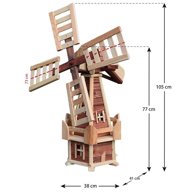 Gartenwindmühle Zefir