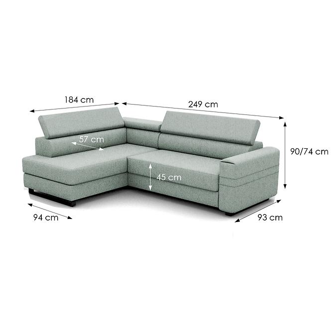 Ecksofa Livio links Neve 34