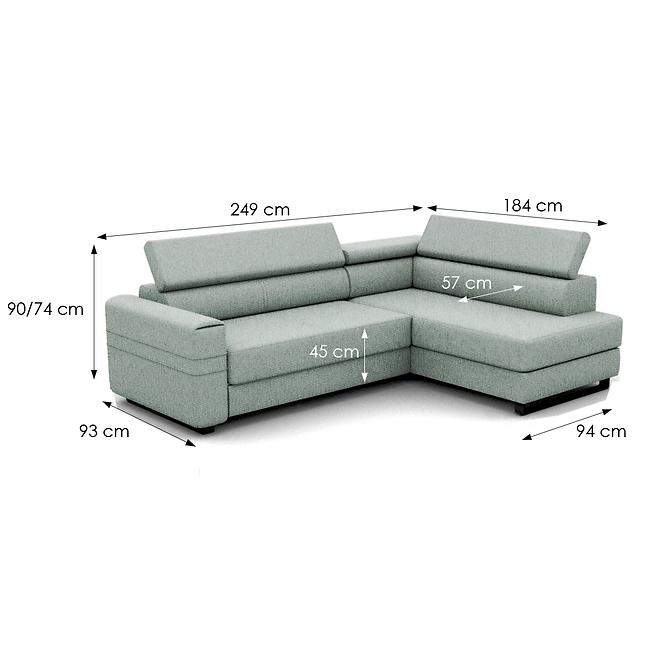 Ecksofa Livio rechts Neve 34