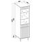 Vitrine Osaka 101 2D Sandbeige,3