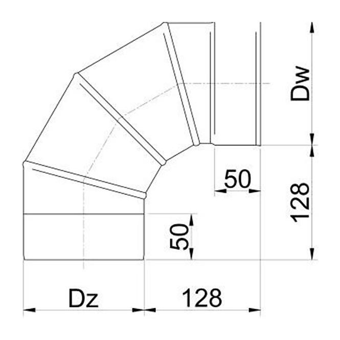 Winkel verstellbar 90 110 DPOK07