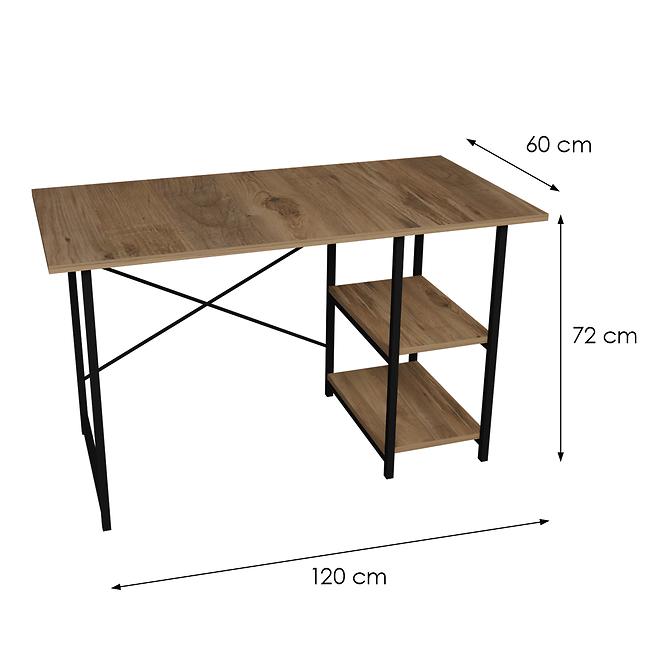 Schreibtisch FD-60120sd-001 natur/Schwarz