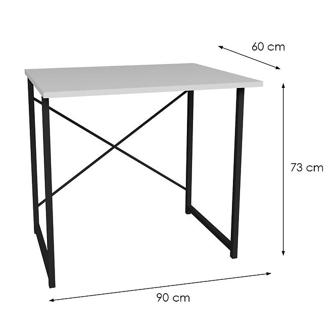 Schreibtisch FD-6090od-002 Weiß/Schwarz