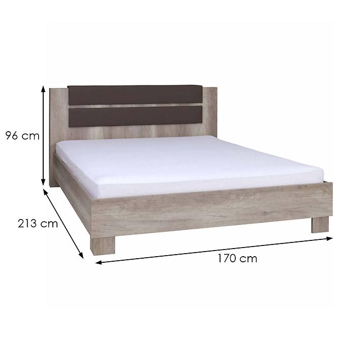 Bett Miro 160cm Eiche Canyon