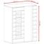 Vitrine Miro 120cm Eiche Canyon,3