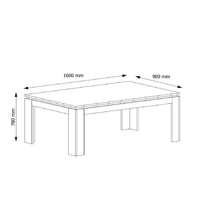 Tisch Ferrara 160x90 Eiche Canyon