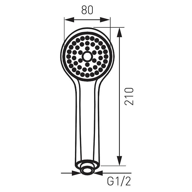 Kopfbrause s100 Stella