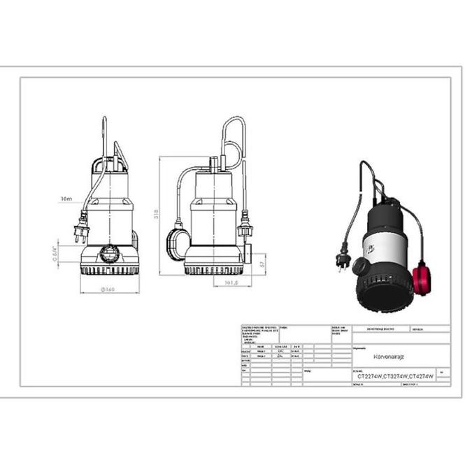 Tauchpumpe CT 2274 W