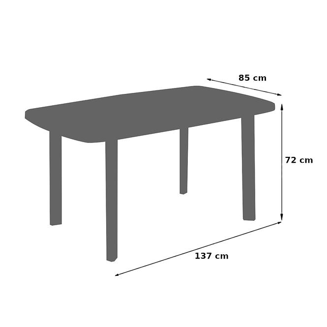 Gartentisch Faro weiß