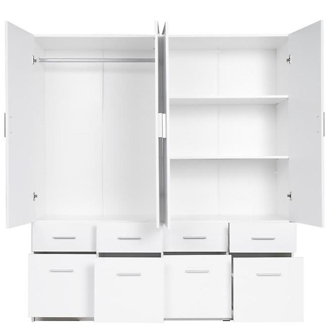 Schrank Snow 181cm Weiß