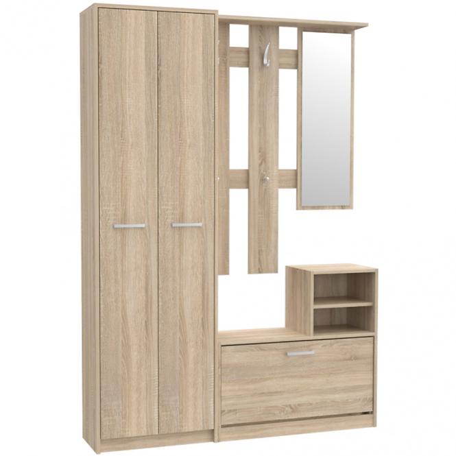 Garderobe Niko 135cm Eiche Sonoma