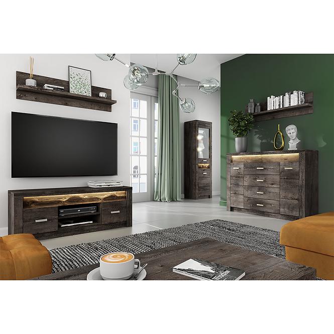 Tv Tisch Indianapolis 137cm Asche