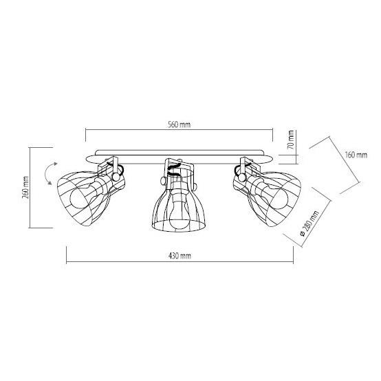 Leuchte Alano Black 2122 ls3