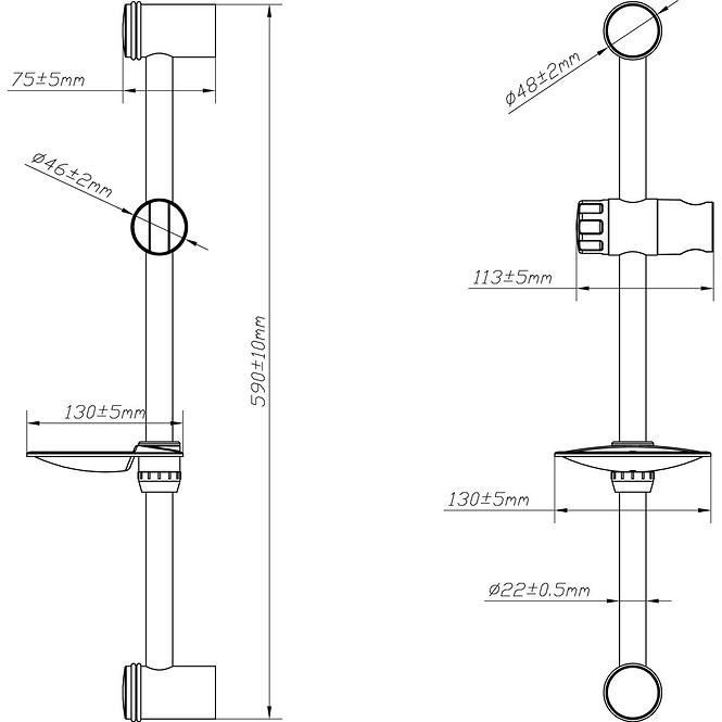 Brausehalter Tyche