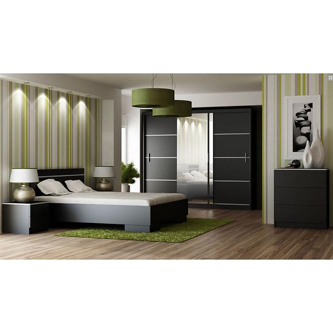 Schrank Vista 250cm Schwarz