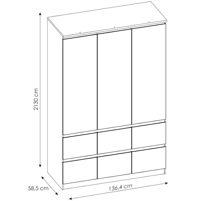 Schrank Boston Bos S13 alpinweiß