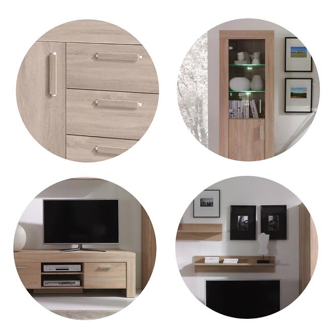 Schrank Cezar 100cm Dub Sonoma