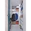 Schrank Planet 135cm Weiß/Eiche/Türkis,2