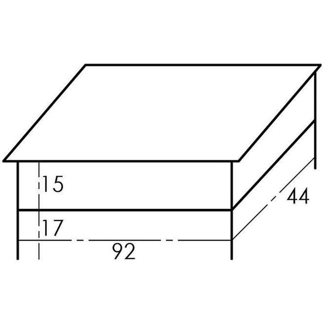 Couchtisch Fill 114cm Eiche Sonoma/Graphit