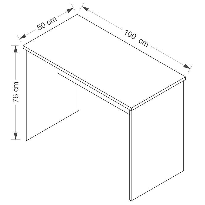 Schreibtisch Maximus 100cm Venge