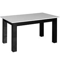 Couchtisch 102cm Weiß/Schwarz