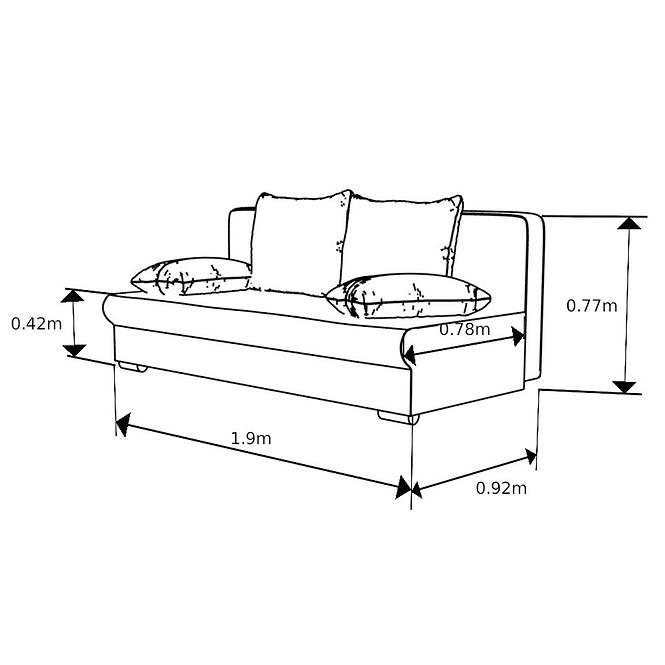 Sofa Leon ibiza 08 + punto 07  2gr hn