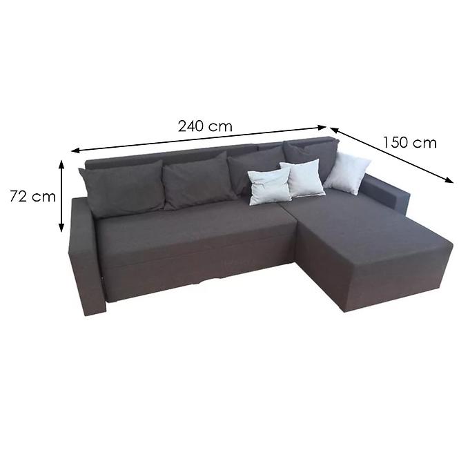 Ecksofa Krzys R Lux 12 + Lux 24