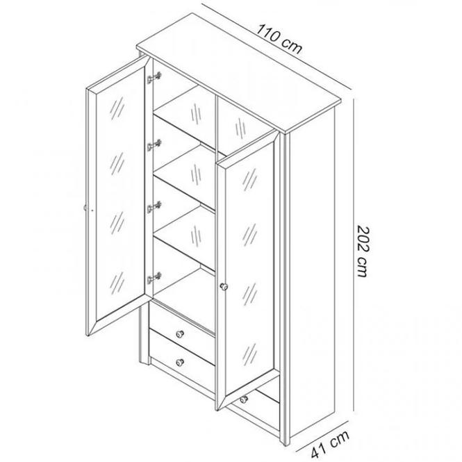 System Finezja 110cm Eiche Sonoma