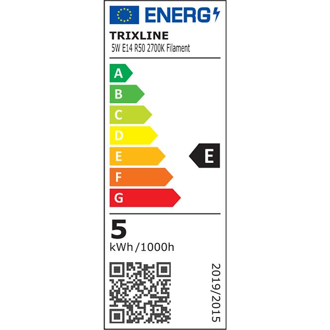 Glühbirne Filament LED Trixline 5W R50 E14 2700K