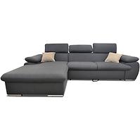 Ecksofa Polo L Inari 96 + Inari 45 I grau