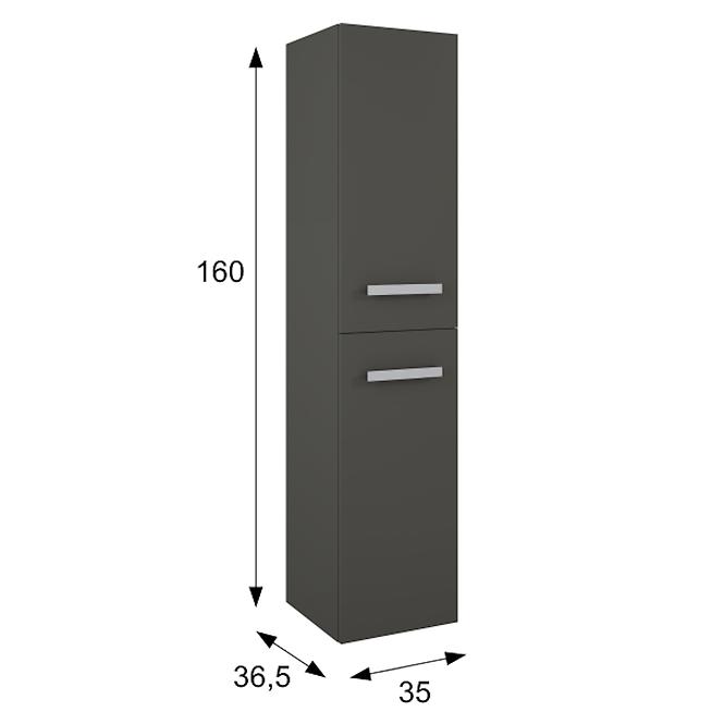 Hochschrank Perla nthracite 35 2D