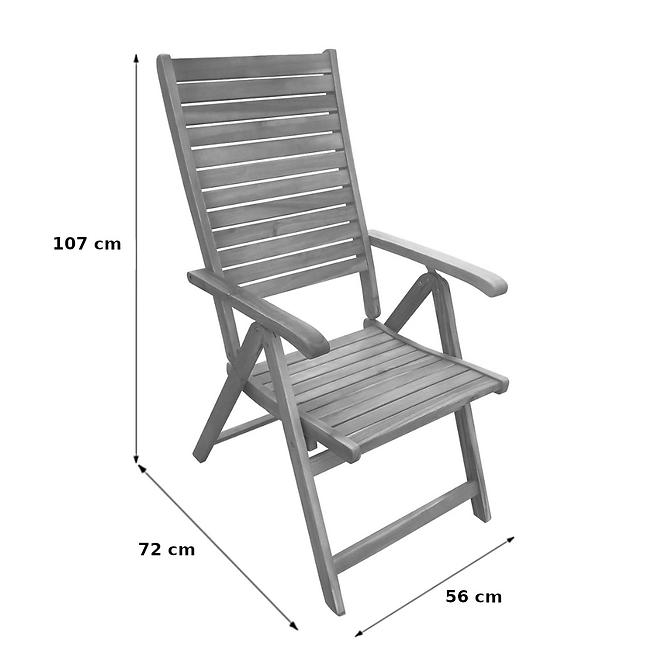 Gartenstuhl Holz 5-Position