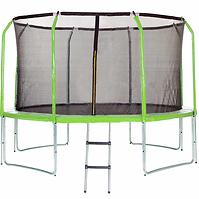 Trampolin mit Leiter 366cm grün