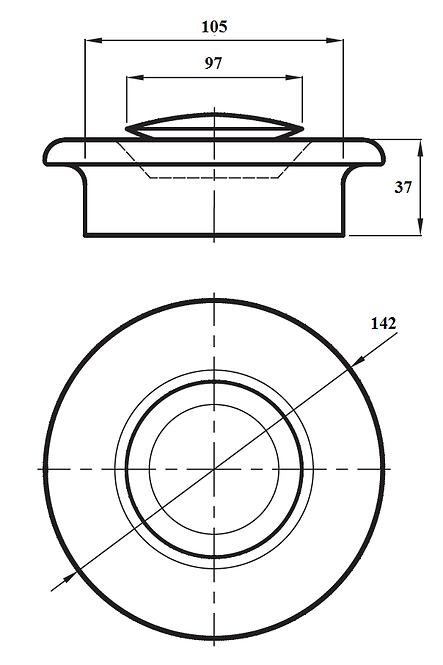 Diffusor zum Saugen/Auspuff AS100-CH