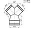 Reduktion Abzweigung YRS100-2X80/12/C-OC,2