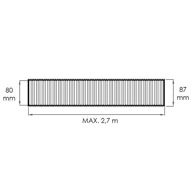 Flexibles Aluminium Rohr RESF80-AL