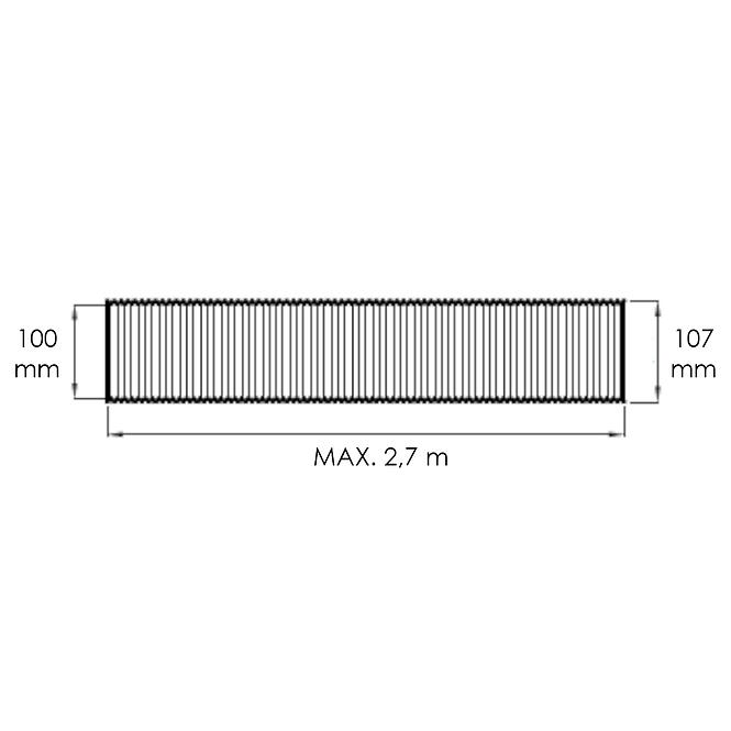 Flexibles Aluminium Rohr RESF100-AL