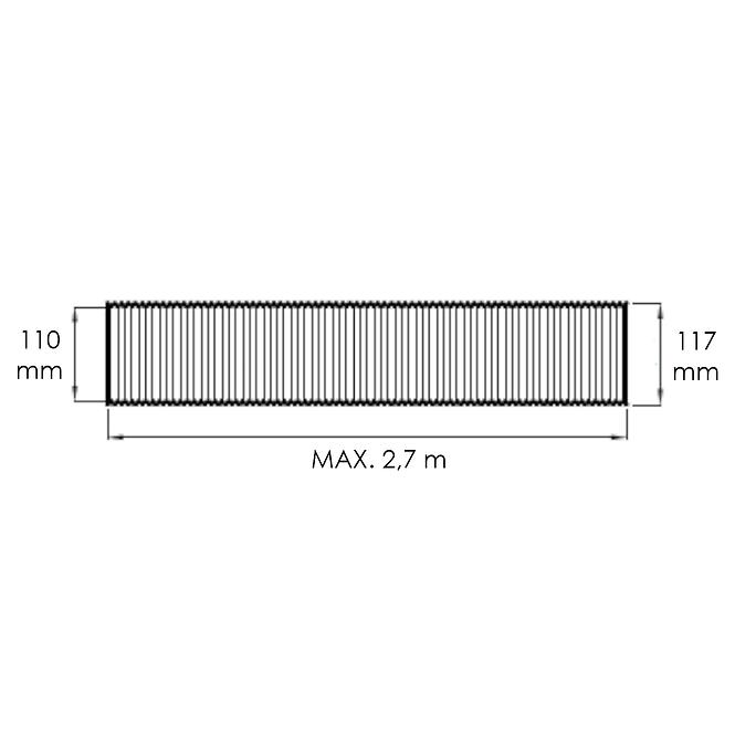 Flexibles Aluminium Rohr RESF110-AL