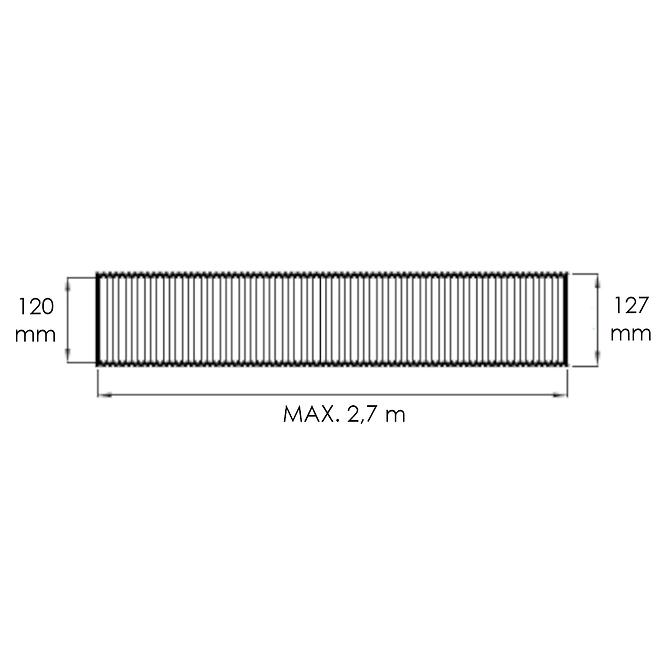 Flexibles Aluminium Rohr RESF120-AL