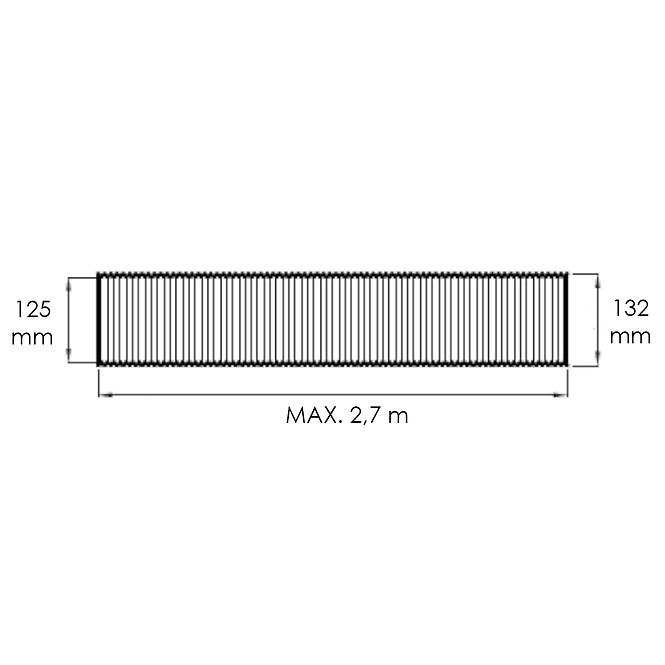 Flexibles Aluminium Rohr RESF125-AL