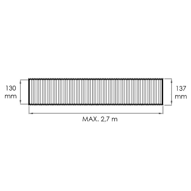 Flexibles Aluminium Rohr RESF130-AL