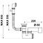 Badewannensiphon SYF 022,2